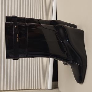 Sergio Rossi Rubber Rain Boots Women's 10 / 41